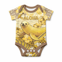Hawaii Banana Seal Baby Onesie Ilio Holo I Ka Uaua Aloha