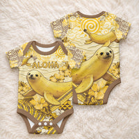Hawaii Banana Seal Baby Onesie Ilio Holo I Ka Uaua Aloha