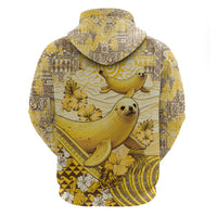 Hawaii Banana Seal Hoodie Ilio Holo I Ka Uaua Aloha DT05 - Polynesian Pride