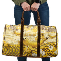 Hawaii Banana Seal Travel Bag Ilio Holo I Ka Uaua Aloha DT05 Yellow - Polynesian Pride