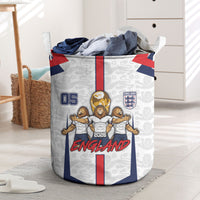 Custom England Football Laundry Basket Three Lions Trophy St George Cross