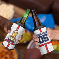 Custom England Football 4 in 1 Can Cooler Tumbler Three Lions Trophy St George Cross