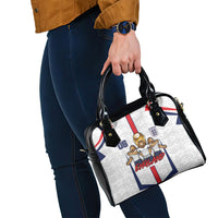 Custom England Football Shoulder Handbag Three Lions Trophy St George Cross