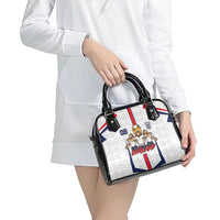 Custom England Football Shoulder Handbag Three Lions Trophy St George Cross