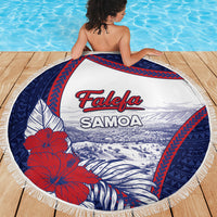 Falefa Samoa Village Beach Blanket Valley Polynesian Tribal Hibiscus Floral