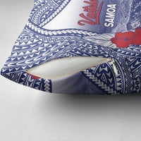 Vaitele Samoa Village Pillow Cover Falefa Valley Polynesian Tribal Hibiscus Floral