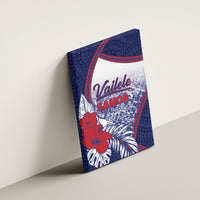 Vailele Samoa Village Canvas Wall Art Map Polynesian Tribal Hibiscus Floral
