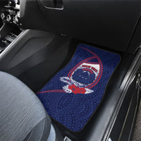 Personalised Vailele Samoa Village Car Mats Map Polynesian Tribal Hibiscus Floral