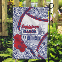 Salelologa Samoa Village Garden Flag Polynesian Tribal Church Landmark Hibiscus Floral