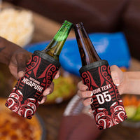 Custom Aotearoa Ngapuhi 4 in 1 Can Cooler Tumbler Maori Pattern New Zealand - Polynesian Pride