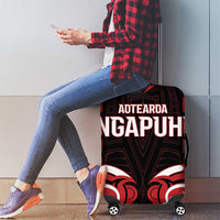 Aotearoa Ngapuhi Luggage Cover Maori Pattern New Zealand - Polynesian Pride