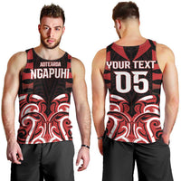 Custom Aotearoa Ngapuhi Men Tank Top Maori Pattern New Zealand - Polynesian Pride