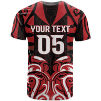 Custom Aotearoa Ngapuhi T Shirt Maori Pattern New Zealand - Polynesian Pride