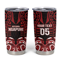 Custom Aotearoa Ngapuhi Tumbler Cup Maori Pattern New Zealand - Polynesian Pride