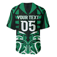 Custom Aotearoa Ngai Tahu Baseball Jersey Maori Pattern New Zealand - Polynesian Pride