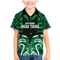 Custom Aotearoa Ngai Tahu Family Matching Mermaid Dress and Hawaiian Shirt Maori Pattern New Zealand - Polynesian Pride