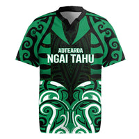 Custom Aotearoa Ngai Tahu Rugby Jersey Maori Pattern New Zealand - Polynesian Pride
