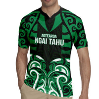 Custom Aotearoa Ngai Tahu Rugby Jersey Maori Pattern New Zealand - Polynesian Pride