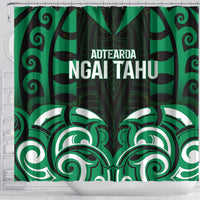 Aotearoa Ngai Tahu Shower Curtain Maori Pattern New Zealand - Polynesian Pride