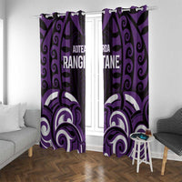 Aotearoa Rangitane Window Curtain Maori Pattern New Zealand - Polynesian Pride