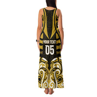 Custom Aotearoa Taranaki Family Matching Tank Maxi Dress and Hawaiian Shirt Maori Pattern New Zealand - Polynesian Pride