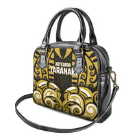 Aotearoa Taranaki Shoulder Handbag Maori Pattern New Zealand - Polynesian Pride