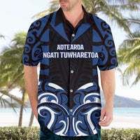 Custom Aotearoa Ngati Tuwharetoa Hawaiian Shirt Maori Pattern New Zealand - Polynesian Pride