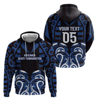 Custom Aotearoa Ngati Tuwharetoa Hoodie Maori Pattern New Zealand - Polynesian Pride