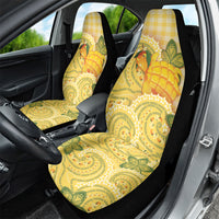 Hawaii Palaka Car Seat Cover Cute Ripe Mango Turtle On The Waves