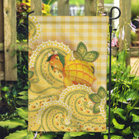 Hawaii Palaka Garden Flag Cute Ripe Mango Turtle On The Waves