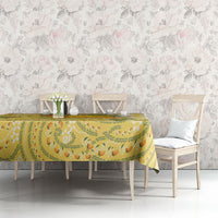 Hawaii Palaka Tablecloth Cute Ripe Mango Turtle On The Waves