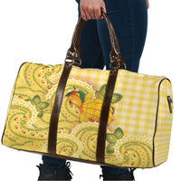 Hawaii Palaka Travel Bag Cute Ripe Mango Turtle On The Waves