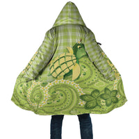 Hawaii Palaka Cloak Cute Green Mango Turtle On The Waves