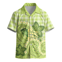 Hawaii Palaka Kid Hawaiian Shirt Cute Green Mango Turtle On The Waves