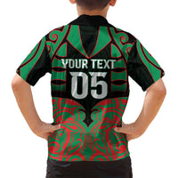 Custom Aotearoa Ngati Hine Family Matching Long Sleeve Bodycon Dress and Hawaiian Shirt Maori Pattern New Zealand DT05 - Polynesian Pride