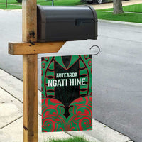 Aotearoa Ngati Hine Garden Flag Maori Pattern New Zealand - Polynesian Pride