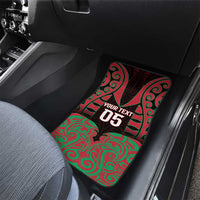 Aotearoa Tuhoe Car Mats Maori Pattern New Zealand - Polynesian Pride