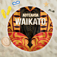 Aotearoa Waikato Beach Blanket Maori Pattern New Zealand - Polynesian Pride