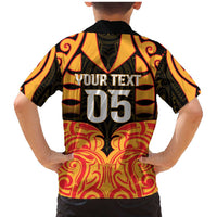 Custom Aotearoa Waikato Family Matching Mermaid Dress and Hawaiian Shirt Maori Pattern New Zealand DT05 - Polynesian Pride