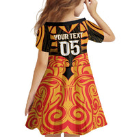 Custom Aotearoa Waikato Family Matching Summer Maxi Dress and Hawaiian Shirt Maori Pattern New Zealand - Polynesian Pride