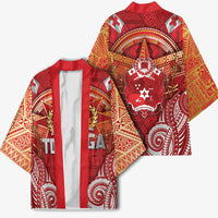 Tonga King's Birthday Kimono Gold Royal Crown Tribal Patterns