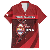 French Polynesia Is In My DNA Family Matching Off The Shoulder Long Sleeve Dress and Hawaiian Shirt - Polynesian Pride