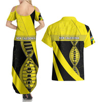 New Caledonia Is In My DNA Couples Matching Summer Maxi Dress and Hawaiian Shirt - Polynesian Pride