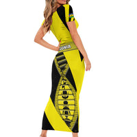 New Caledonia Is In My DNA Family Matching Short Sleeve Bodycon Dress and Hawaiian Shirt - Polynesian Pride