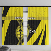 New Caledonia Is In My DNA Window Curtain - Polynesian Pride