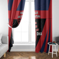 Wallis And Futuna Is In My DNA Window Curtain - Polynesian Pride