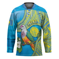 Personalised Palau Biib Bird Hockey Jersey Rur Flower And Rock Islands Patterns