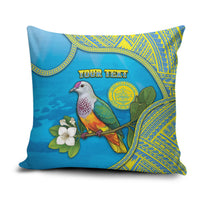 Personalised Palau Biib Bird Pillow Cover Rur Flower And Rock Islands Patterns