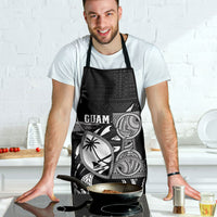 Guam Liberation Day Apron Black White Latte Stone Tribal Patterns