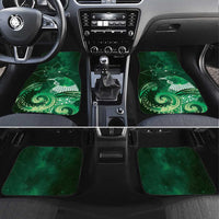 New Zealand Matariki Car Mats Maori Tui Bird Green Galaxy